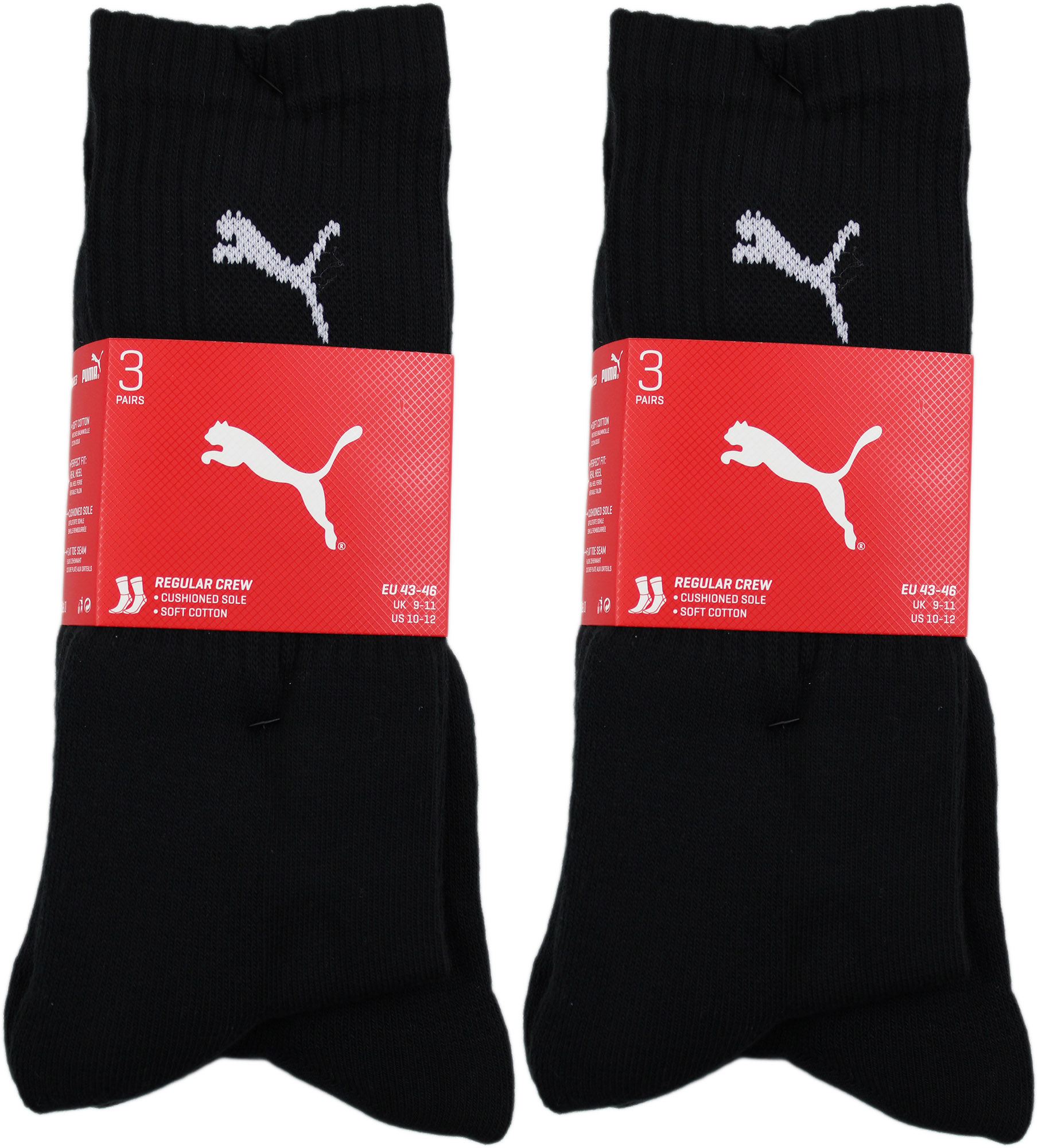 puma sportsocken schwarz