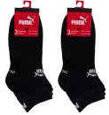 6 Paar Herren Puma Quarter Socken schwarz